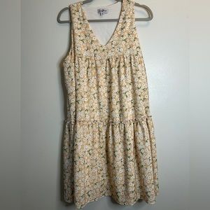 Fully Lined Floral Size Large Sundress ☀️